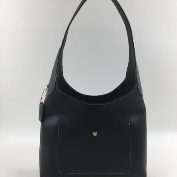 Coach Elegant Black Leather Satchel🧉🧉 - Picture 3 of 5